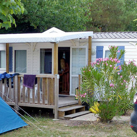Camping 3 étoiles location mobil home Royan la Palmyre Charente Maritime