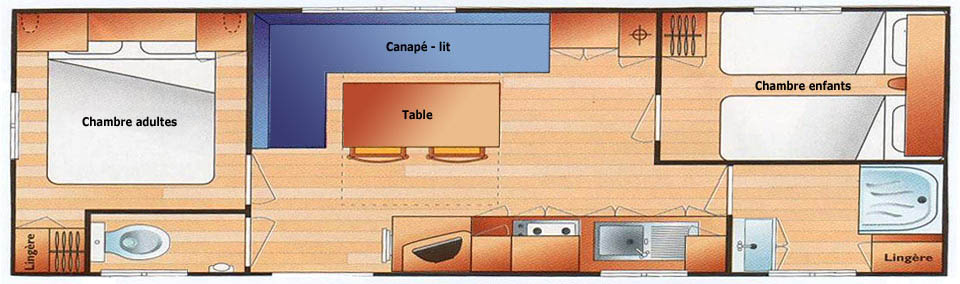 location mobil home économique 17 Royan charente maritime